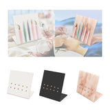 Maxbell Tweezers Stand Collecting Arranging Tabletop False Eyelashes Tweezers Holder White