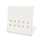 Maxbell Tweezers Stand Collecting Arranging Tabletop False Eyelashes Tweezers Holder White