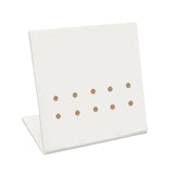 Maxbell Tweezers Stand Collecting Arranging Tabletop False Eyelashes Tweezers Holder White