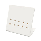 Maxbell Tweezers Stand Collecting Arranging Tabletop False Eyelashes Tweezers Holder White