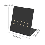 Maxbell Tweezers Stand Collecting Arranging Tabletop False Eyelashes Tweezers Holder Black