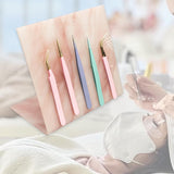 Maxbell Tweezers Stand Collecting Arranging Tabletop False Eyelashes Tweezers Holder Pink