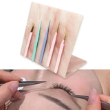 Maxbell Tweezers Stand Collecting Arranging Tabletop False Eyelashes Tweezers Holder Pink