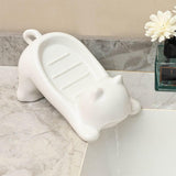 Cat Soap Dish Modern Sturdy Portable Versatile Soap Saver for Travel Camping