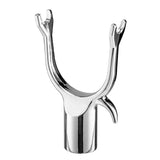 Maxbell 5Pcs Clothes Pole Forks Sturdy Aluminium Alloy Closet Pole Replacement Hooks