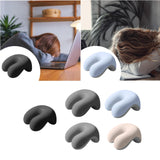 Maxbell Neck Cushion Non Slip Memory Foam for Men Women Desk Sleeping Napping Pillow black