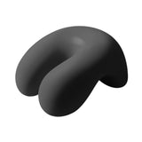 Maxbell Neck Cushion Non Slip Memory Foam for Men Women Desk Sleeping Napping Pillow black