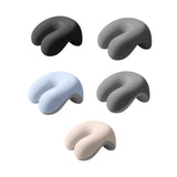 Maxbell Neck Cushion Non Slip Memory Foam for Men Women Desk Sleeping Napping Pillow black