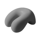 Maxbell Neck Cushion Non Slip Memory Foam for Men Women Desk Sleeping Napping Pillow Dark Gray