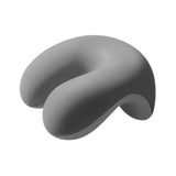 Maxbell Neck Cushion Non Slip Memory Foam for Men Women Desk Sleeping Napping Pillow Light Gray