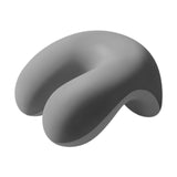 Maxbell Neck Cushion Non Slip Memory Foam for Men Women Desk Sleeping Napping Pillow Light Gray