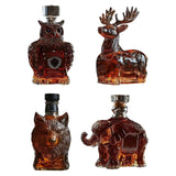 Maxbell Animal Whiskey Decanter Funny Empty Clear Men Gift for Restaurant Hotel Home Owl