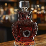 Maxbell Animal Whiskey Decanter Funny Empty Clear Men Gift for Restaurant Hotel Home Owl
