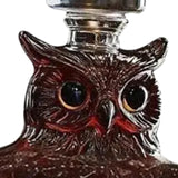 Maxbell Animal Whiskey Decanter Funny Empty Clear Men Gift for Restaurant Hotel Home Owl