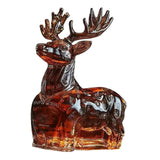 Maxbell Animal Whiskey Decanter Funny Empty Clear Men Gift for Restaurant Hotel Home Deer