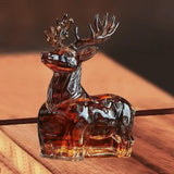 Maxbell Animal Whiskey Decanter Funny Empty Clear Men Gift for Restaurant Hotel Home Deer