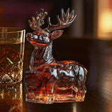 Maxbell Animal Whiskey Decanter Funny Empty Clear Men Gift for Restaurant Hotel Home Deer