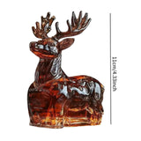 Maxbell Animal Whiskey Decanter Funny Empty Clear Men Gift for Restaurant Hotel Home Deer