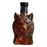 Maxbell Animal Whiskey Decanter Funny Empty Clear Men Gift for Restaurant Hotel Home Wolf