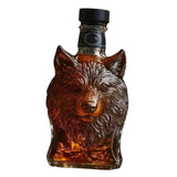 Maxbell Animal Whiskey Decanter Funny Empty Clear Men Gift for Restaurant Hotel Home Wolf