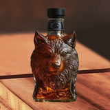Maxbell Animal Whiskey Decanter Funny Empty Clear Men Gift for Restaurant Hotel Home Wolf