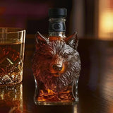 Maxbell Animal Whiskey Decanter Funny Empty Clear Men Gift for Restaurant Hotel Home Wolf
