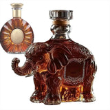 Maxbell Animal Whiskey Decanter Funny Empty Clear Men Gift for Restaurant Hotel Home Elephant