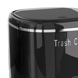 Maxbell Small Trash Can Stylish Convenient Counter Waste Basket for Home Car Kitchen Black