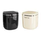 Maxbell Small Trash Can Stylish Convenient Counter Waste Basket for Home Car Kitchen Black