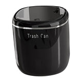 Maxbell Small Trash Can Stylish Convenient Counter Waste Basket for Home Car Kitchen Black