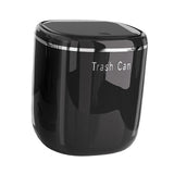 Maxbell Small Trash Can Stylish Convenient Counter Waste Basket for Home Car Kitchen Black