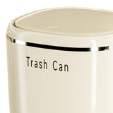 Maxbell Small Trash Can Stylish Convenient Counter Waste Basket for Home Car Kitchen White