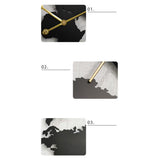 Maxbell Wall Clock Convenient Ornament Compact Decorative for Office Bedroom Kitchen