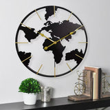 Maxbell Wall Clock Convenient Ornament Compact Decorative for Office Bedroom Kitchen