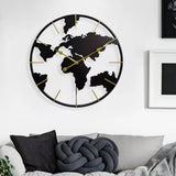 Maxbell Wall Clock Convenient Ornament Compact Decorative for Office Bedroom Kitchen