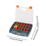 Maxbell Tool Parts Organizer Hardware Fitting Organiser for Outdoor Use Bolts Tackle