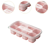 Maxbell Ice Cube Tray Freezer Ice Cubes Compartment for Juice Summer Beverage Coffee Pink