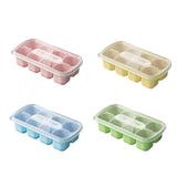 Maxbell Ice Cube Tray Freezer Ice Cubes Compartment for Juice Summer Beverage Coffee Pink