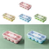 Maxbell Ice Cube Tray Freezer Ice Cubes Compartment for Juice Summer Beverage Coffee Pink
