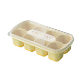 Maxbell Ice Cube Tray Freezer Ice Cubes Compartment for Juice Summer Beverage Coffee Yellow