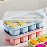 Maxbell Ice Cube Tray Freezer Ice Cubes Compartment for Juice Summer Beverage Coffee Blue