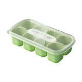 Maxbell Ice Cube Tray Freezer Ice Cubes Compartment for Juice Summer Beverage Coffee Green