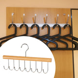 Maxbell Belt Organizer for Closet Wood Stable Scarf Holder for Scarves Bags Tank Top