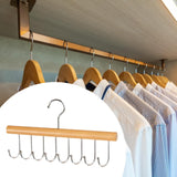 Maxbell Belt Organizer for Closet Wood Stable Scarf Holder for Scarves Bags Tank Top