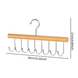 Maxbell Belt Organizer for Closet Wood Stable Scarf Holder for Scarves Bags Tank Top