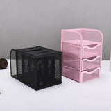 Maxbell Office Desktop Organizer 3 Tiers Versatile Desktop Storage Box for Apartment
