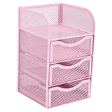 Maxbell Office Desktop Organizer 3 Tiers Versatile Desktop Storage Box for Apartment