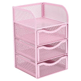 Maxbell Office Desktop Organizer 3 Tiers Versatile Desktop Storage Box for Apartment