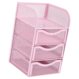 Maxbell Office Desktop Organizer 3 Tiers Versatile Desktop Storage Box for Apartment