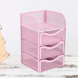 Maxbell Office Desktop Organizer 3 Tiers Versatile Desktop Storage Box for Apartment